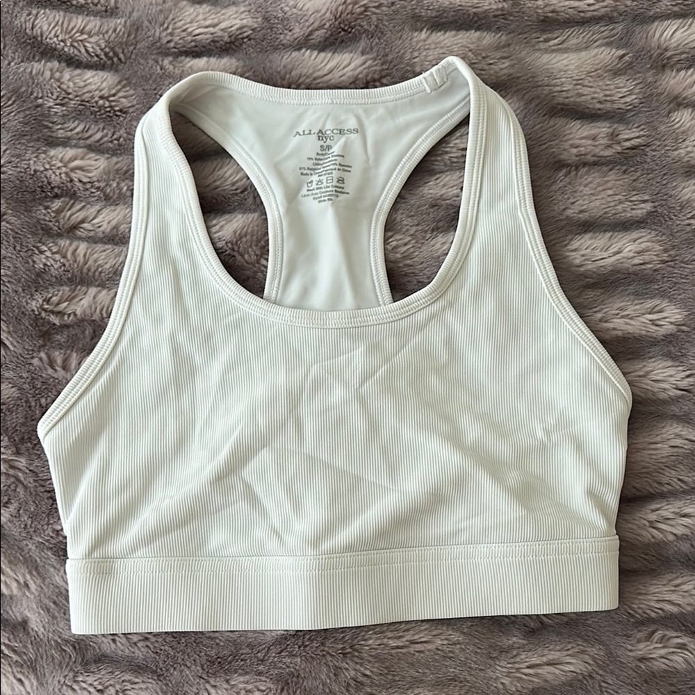 All Access Women's White Sports Bra